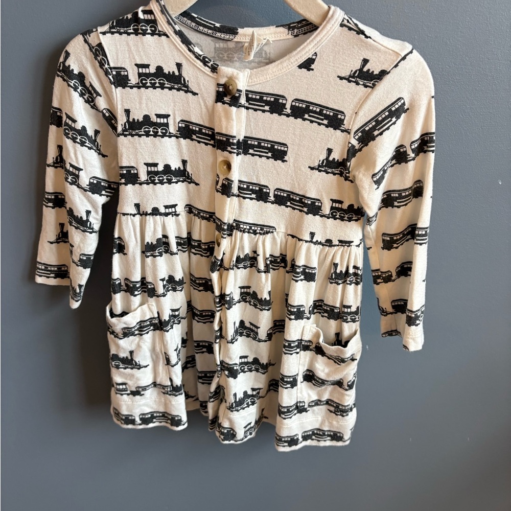 Kate Quinn Black and White Train Dress